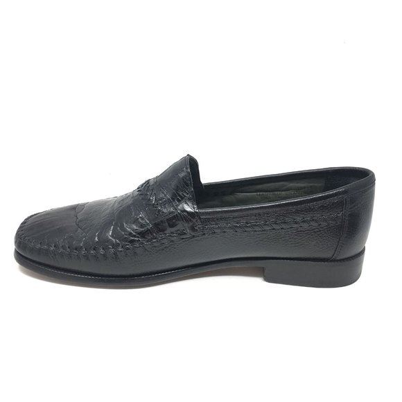 Florsheim Loafers Shoes Size 10 3E Black Alligator main image 4